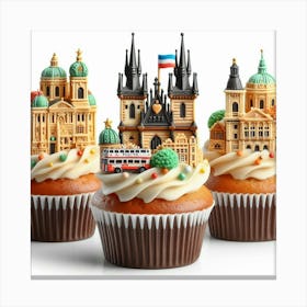 Prague Cupcakes 1 Canvas Print