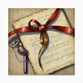 Gift Wrapping Canvas Print