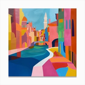 Abstract Travel Collection Venice Italy 3 Canvas Print