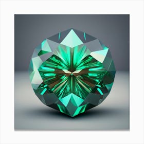 Emerald 3 Canvas Print