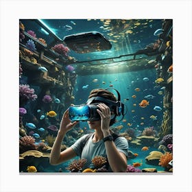 Vr Headset 3 Canvas Print