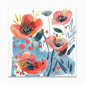 Poppies Canvas Print