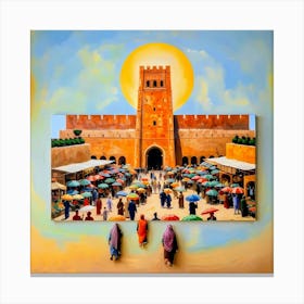 Moroccan traditional heritage*Sahara* Canvas Print