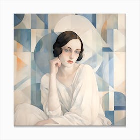 Art Deco Calm By F Parrish Canvas Print