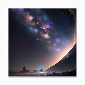 Space Galaxy Hd Wallpaper Canvas Print