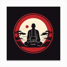 Buddha In Meditation 3 Canvas Print