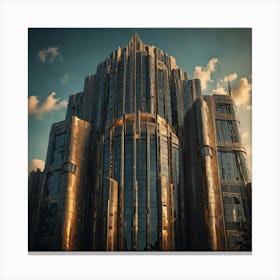 Futuristic Building 1 Canvas Print