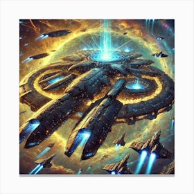 A Grand Depiction Of The Vortex Carrier, A Multive Canvas Print