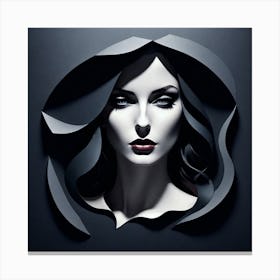 Portrait Of A Woman 42 Canvas Print