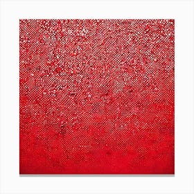 Abstract Red Painting Canvas Print