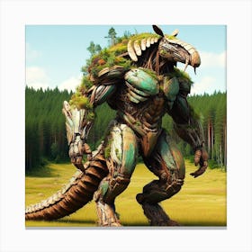 Mech Armadillo V2 Canvas Print