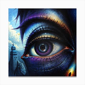 Eye Of The Gods 1 Canvas Print