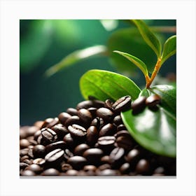 Coffee Beans 117 Canvas Print