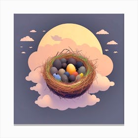Bird'S Nest 7 Canvas Print