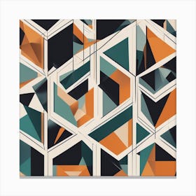 Abstract Geometric Pattern 1 Canvas Print