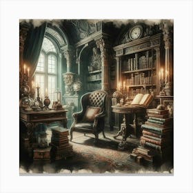 Book Room Canvas Print