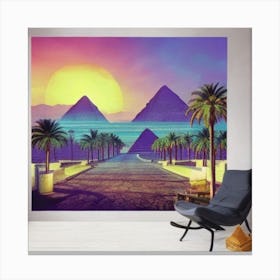 Egyptian Sunset 2 Canvas Print