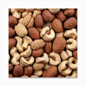 Nut - Close Up Canvas Print