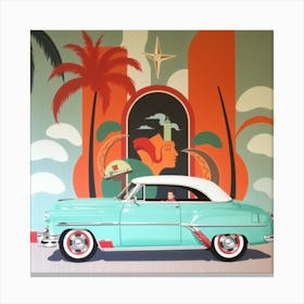 California Car Canvas Print