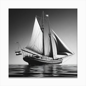 Sailboat Canvas Print