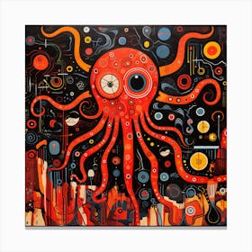 Octopus 17 Canvas Print