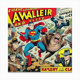 The Amazing Adventures of Kavalier and Clay, 1930's comic 1 Canvas Print