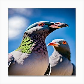 Pigeons 2 Canvas Print