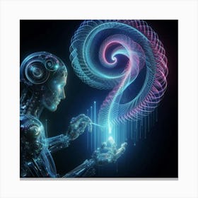 Cyborg Canvas Print