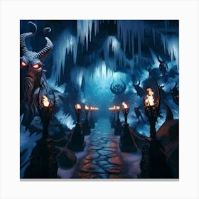 Frozen Nightmares 1 Canvas Print