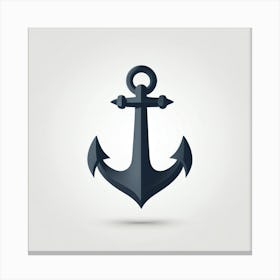 Anchor Icon Canvas Print