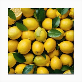 Lemons Canvas Print