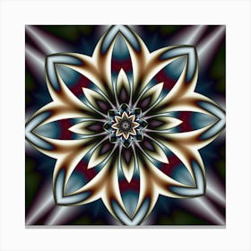 Psychedelic Flower Canvas Print