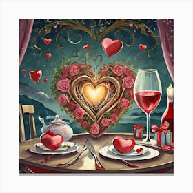 Valentine'S Day 3 Canvas Print