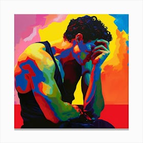 LGBTQ + Eddie Canvas Print