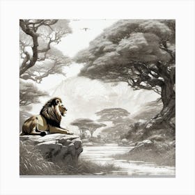 Lion King 28 Canvas Print