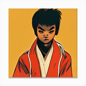 Kung Fu Kai Square Canvas Print