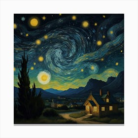 Starry Night 3 Canvas Print