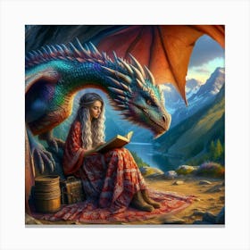 Dragon Cave Canvas Print