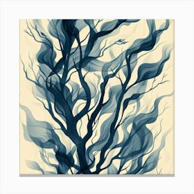 Smokey Tree Canvas Print