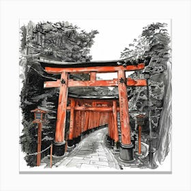 Fushigi Gate 4 Canvas Print