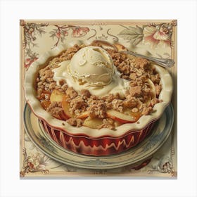 Apple Crumble Canvas Print