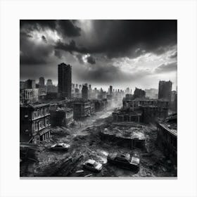 Apocalypse City 3 Canvas Print