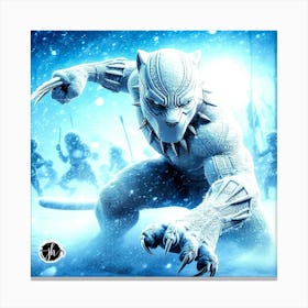 White Panther Canvas Print