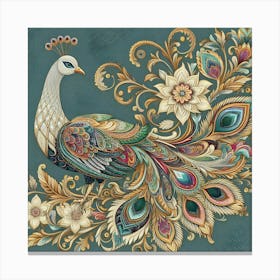 Peacock 14 Canvas Print