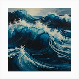 Ocean Waves 41 Canvas Print