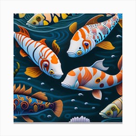 Koi Fish 2 Canvas Print