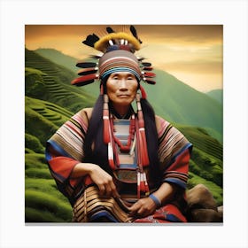 CHINA TRIBESMAN Canvas Print