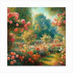 Rose Garden 1 Canvas Print