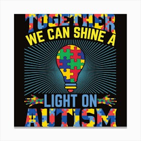 Autism Awareness Canvas Print