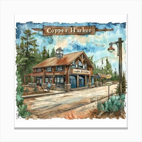 Copper'S Harbor Canvas Print